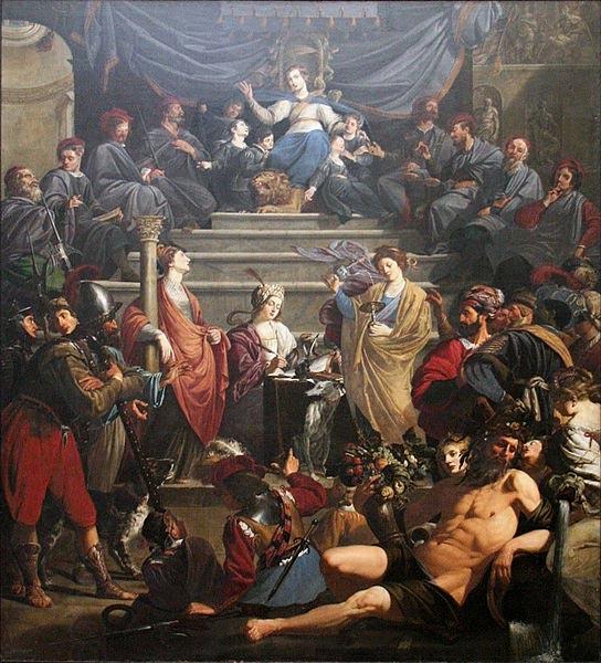 Theodoor Rombouts Allegory of the Court of Justice of Gedele in Ghent China oil painting art